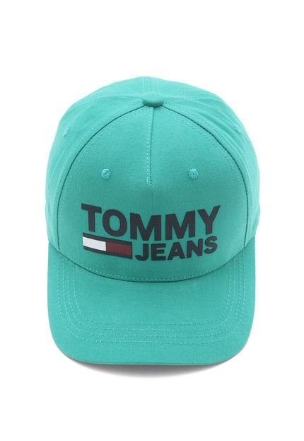 Boné Tommy Jeans Lettering Verde - Marca Tommy Jeans