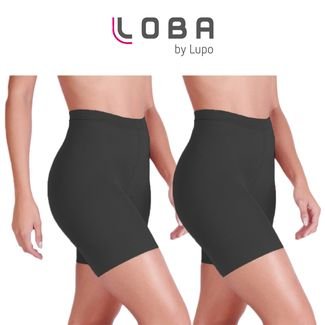 Kit 2 Cinta Shorts UP-LINE Loba Diminui e Modela a Cintura Preto