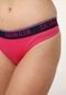 Calcinha Calvin Klein Underwear Fio Dental Logo Rosa - Marca Calvin Klein Underwear