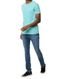 Camiseta Calvin Klein Jeans Masculina New Logo Re Issue Azul Turquesa - Marca Calvin Klein