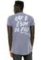 Camiseta Fatal Surf Long Rappin Hood Cinza - Marca Fatal Surf