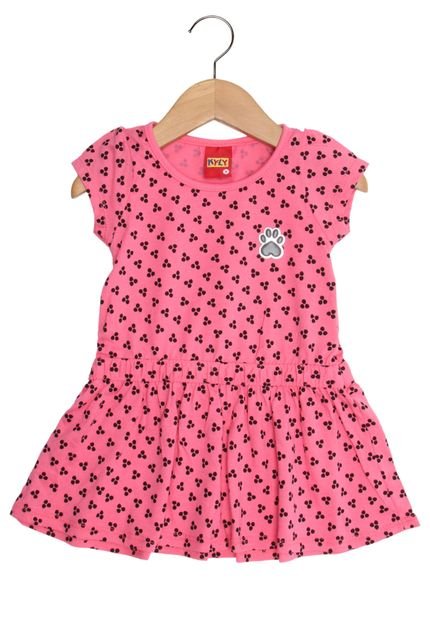 Vestido Kyly Menina Rosa - Marca Kyly