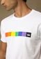 Camiseta Osklen Reta Stone Colored Squares Branca - Marca Osklen