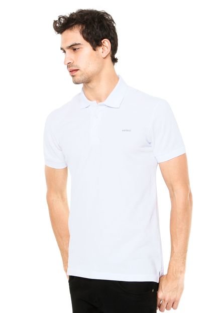 Camisa Polo Colcci Brasil Logo Branca - Marca Colcci