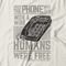 Camiseta Wire Phone - Off White - Marca Studio Geek 