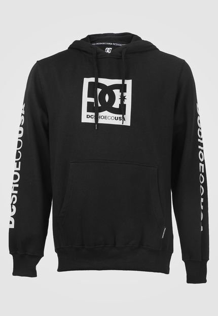 Moletom Flanelado Fechado DC Shoes Square 2 Preto - Marca DC Shoes