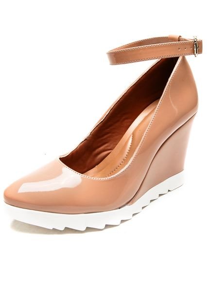 Scarpin Di Cristalli Amendoado Nude - Marca Di Cristalli