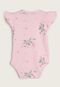 Body Bebê Tip Top Floral Rosa - Marca Tip Top