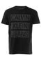 Camiseta Calvin Klein Jeans Lettering Preta - Marca Calvin Klein Jeans