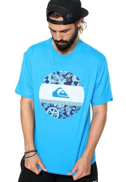 Camiseta Quilsilver Disco Biscuit Reef Azul - Marca Quiksilver