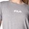 Camiseta Feminina Fila Letter Fit Cinza - Marca Fila