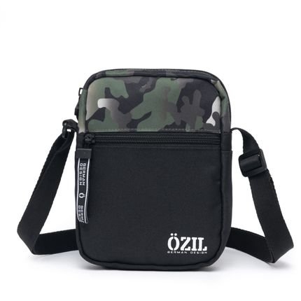 Shoulder Bag Tira Colo Militar Camuflado Preto Resistente - Marca Ozil