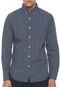 Camisa Banana Republic Slim Luxe Poplin Azul-Marnho - Marca Banana Republic