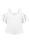 Blusa Pink Connection Cropped Branco - Marca Pink Connection