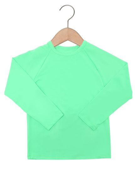 Camiseta Gumii Proteção Solar UV Manga Longa Menino Verde - Marca Gumii