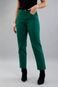 Calça Perna Reta em Sarja Color Feminina na Cor Verde Dialogo Jeans - Marca Dialogo Jeans
