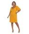 Vestido Plus Size Ribana Canelada Secret Glam Amarelo - Marca Secret Glam