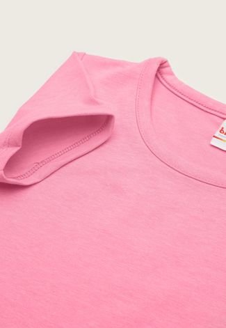 Camiseta Infantil Brandili Sakura Rosa - Compre Agora