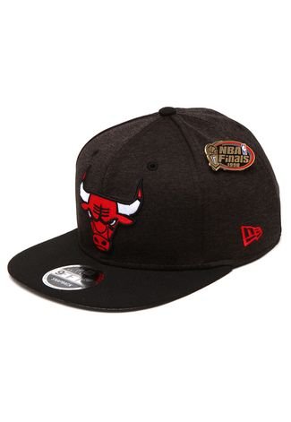 Boné New Era Snapback Chicago Bulls Preto
