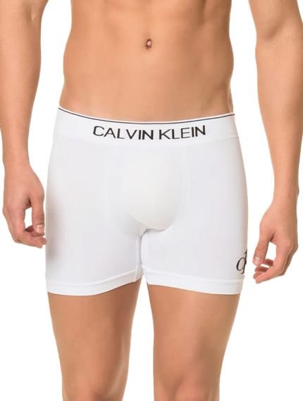 Cueca Calvin Klein Trunk Seamless Logo Lat Branca - Marca Calvin Klein