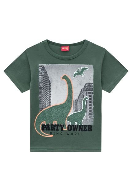 Camiseta Infantil Menino Kyly Verde - Marca Kyly