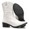 Bota Feminina Texana Western Bredeni Cano Alto Branco - Marca BREDENI