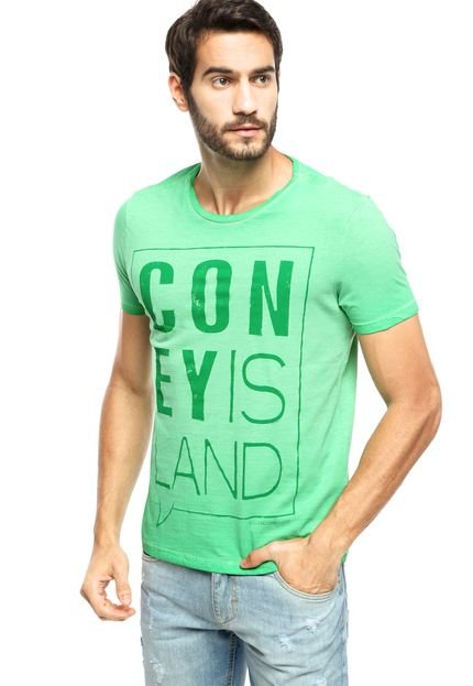 Camiseta Ellus 2ND Floor Coney Island Verde - Marca 2ND Floor