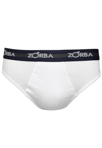 Cueca Zorba Slip Max Branca - Marca Zorba