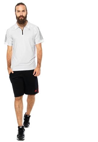 Camisa Polo adidas Performance S18255 ClimaCool Branca