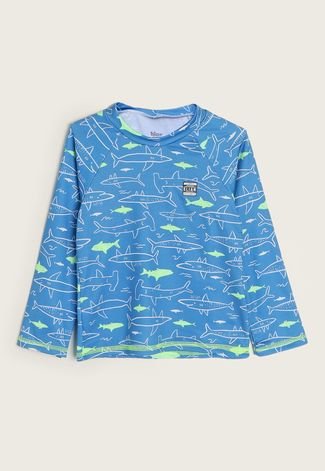 Camiseta Infantil Elian Shark Azul