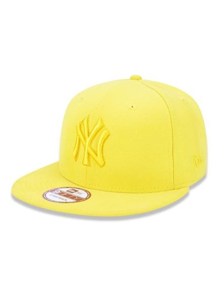 Boné New Era 950 New York Yankees Aba Reta Snapback Amarelo - Marca New Era