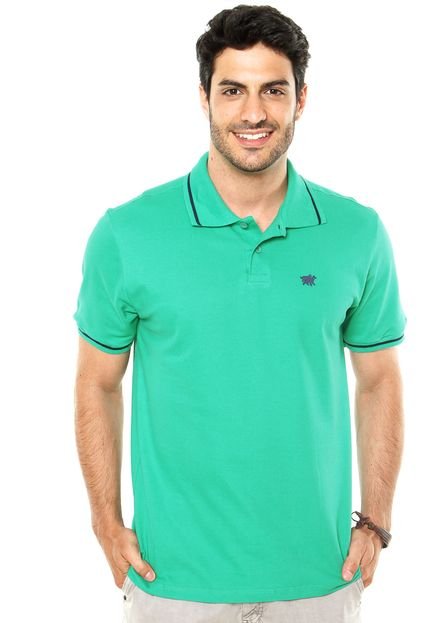 Camisa Polo MRC Bordado Verde - Marca MR. C