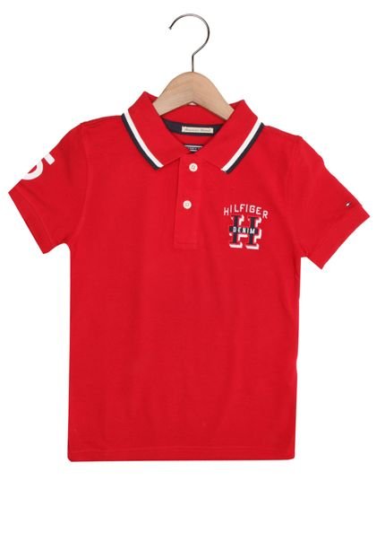 Camisa Polo Tommy Hilfiger Menino Vermelho - Marca Tommy Hilfiger