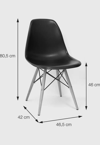 Cadeira Eames DKR Preto OR Design