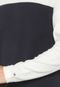 Suéter Tommy Hilfiger Tricot Color Block Azul-marinho/Off-White - Marca Tommy Hilfiger