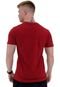 Camiseta Tradicional Bicolor Gola Redonda Alto Conceito Vermelho Com Mescla Tradicional - Marca Alto Conceito