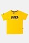 Camiseta HD Infantil Logo Mostarda - Marca HD Hawaiian Dreams