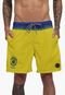 Short Bermuda Copa Torcedor Brasil Amarelo - Marca Over Fame