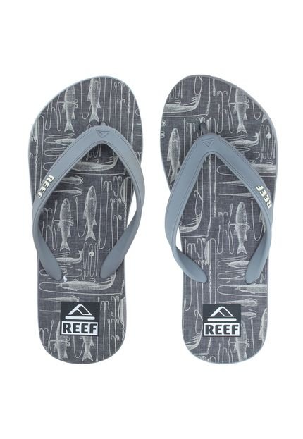 Chinelo Reef Lured Cinza - Marca Reef