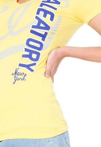 Camiseta Aleatory Jersey Amarela