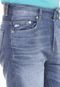 Bermuda Jeans Lacoste Reta Azul - Marca Lacoste