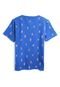 Camiseta Tommy Hilfiger Kids Menino Estampa Azul - Marca Tommy Hilfiger Kids