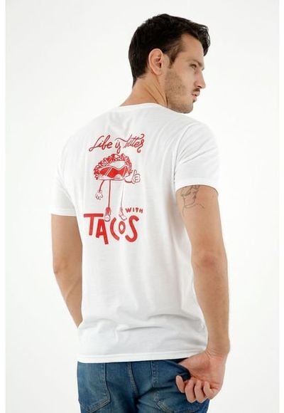 Tshirt Para Hombre Tennis Tshirt Entero Life Is Better With Tacos
