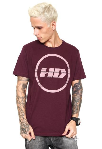 Camiseta HD Dirt Vinho - Marca HD