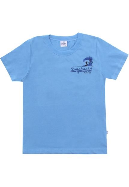 Camiseta Abrange Menino Posterior Azul - Marca Abrange