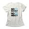 Camiseta Feminina No Backup - Off White - Marca Studio Geek 