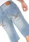 Bermuda Jeans Zune Reta Destroyed Azul - Marca Zune