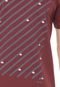 Camiseta Redley Blocos e Quilhas Vinho - Marca Redley