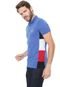 Camisa Polo Tommy Hilfiger Slim Panel Azul - Marca Tommy Hilfiger