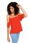 Blusa Holin Stone Recortes Laranja - Marca Holin Stone